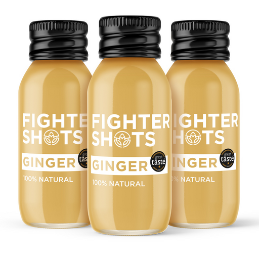 Fighter Shots - Organic Cold Pressed Ginger Shot 12 x 60ml