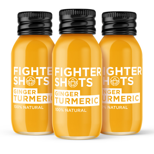 Fighter Shots - 100% Natural Ginger and Turmeric Shot 12 x 60ml