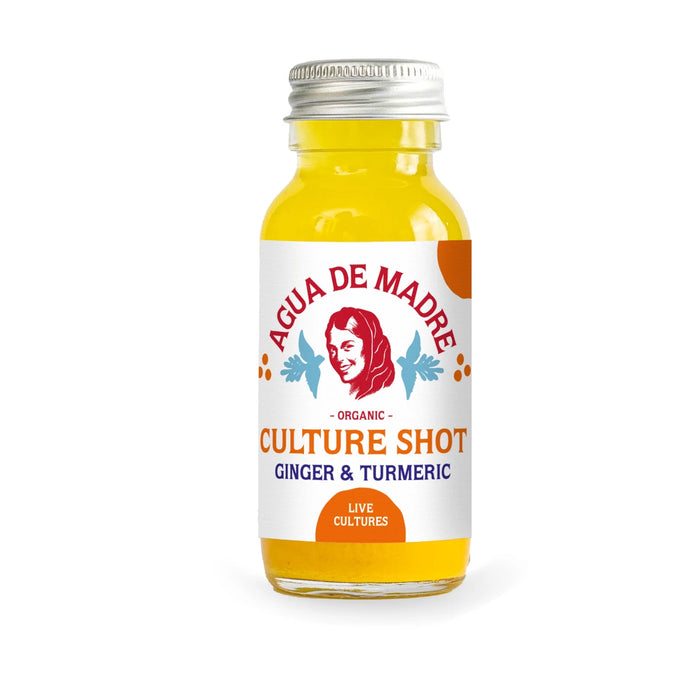 Agua de Madre - Live Culture Ginger & Turmeric Shot 12 x 60ml