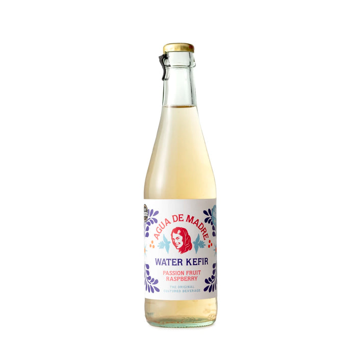 Agua de Madre - Passionfruit & Raspberry Water Kefir 24 x 33cl Bottles