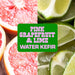 Agua de Madre Pink Grapefruit & Lime Water Ingredients Close Up