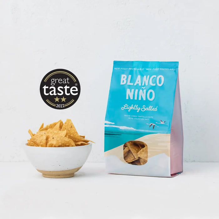 Blanco Niño - Authentic Tortilla Chips Lightly Salted 8 x 170g Great Taste Award Winner