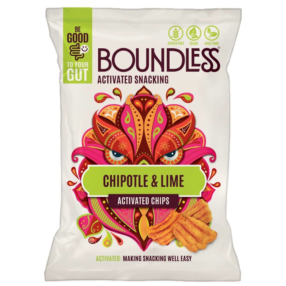 Boundless - Activated Chips Chipotle and Lime Chips 24 x 23g
