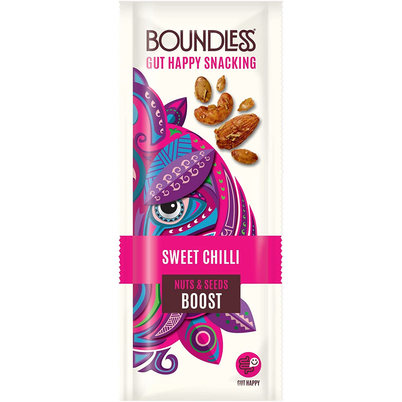Boundless Wholesale - Sweet Chilli Nuts & Seeds Boost 16 x 25g
