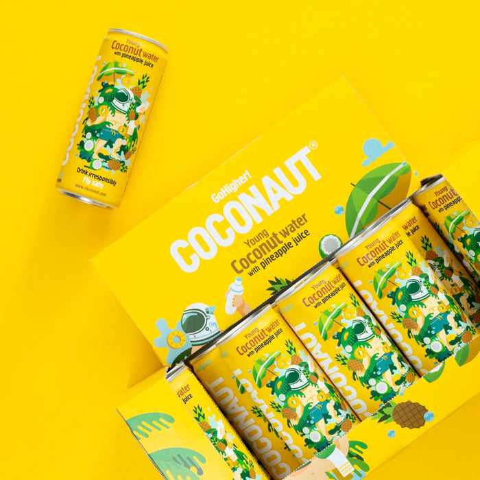 Coconaut - Coconut Water with Pineapple Juice 12 x 320ml