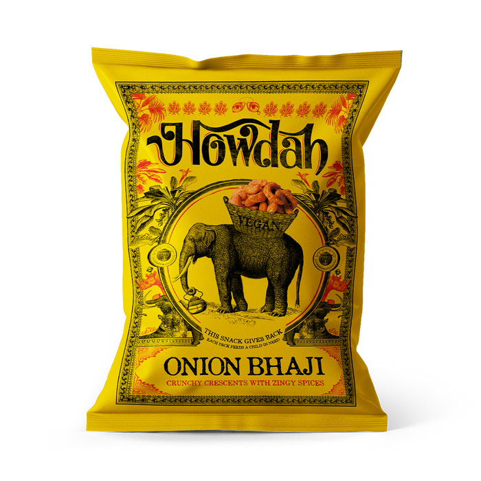 Howdah Snacks - Onion Bhaji Snacks 6 x 150g