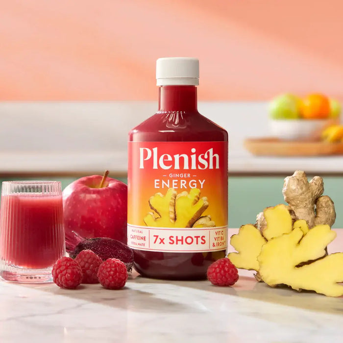 Plenish Ginger Energy Shots Pack 4 x 420ml Dosing Bottles