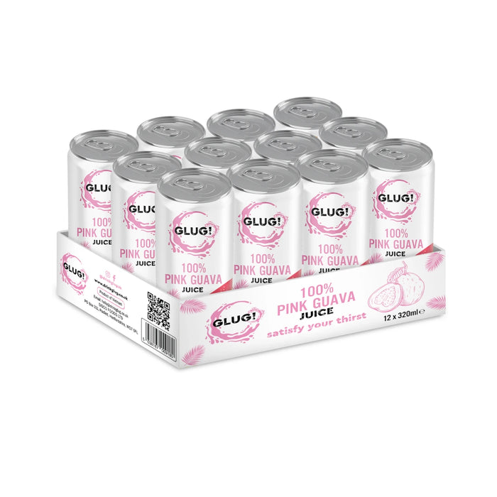 Glug! 100% Pink Guava Juice 12 x 320ml