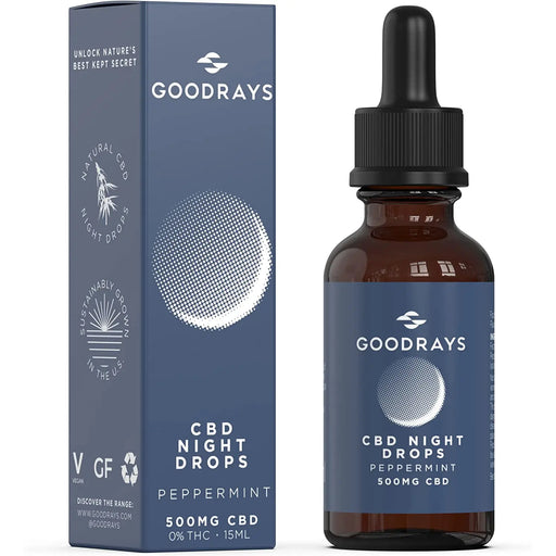 Goodrays - CBD Night Drops 500mg CBD 10 x 15ml