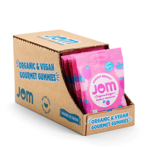 JOM - Organic and Vegan Raspberry & Blackberry Gummies 70g