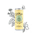Jamu Wild Water - Natural Sparkling Lemon Water 12 x 250ml Flower Background