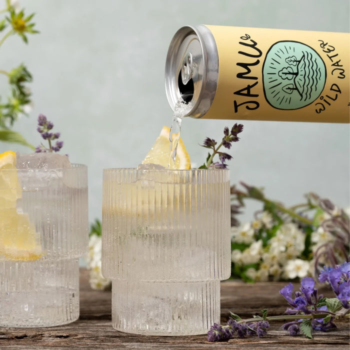 Jamu Wild Water - Natural Sparkling Lemon Water 12 x 250ml Lifestyle