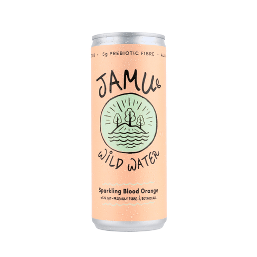 Jamu Wild Water Wholesale - Natural Sparkling Blood Orange Water 12 x 250ml