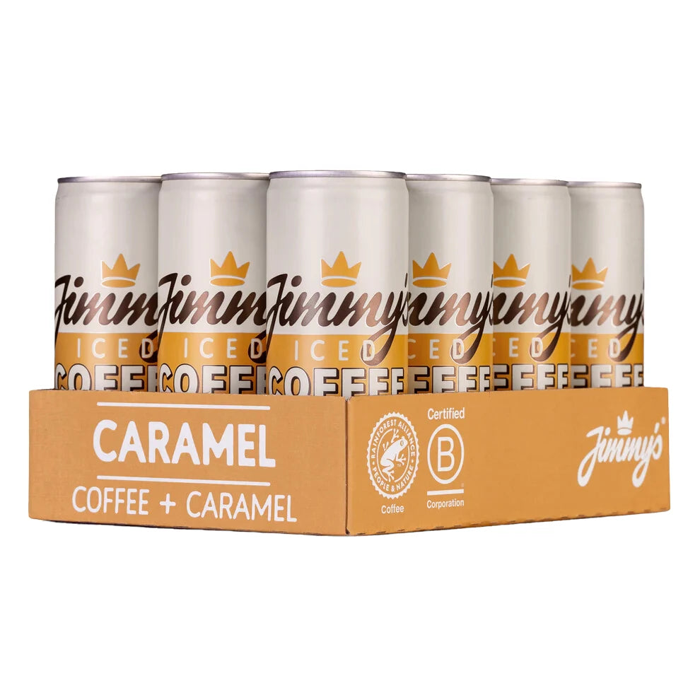 Jimmy's Iced Coffee - Caramel SlimCan 12 x 250ml