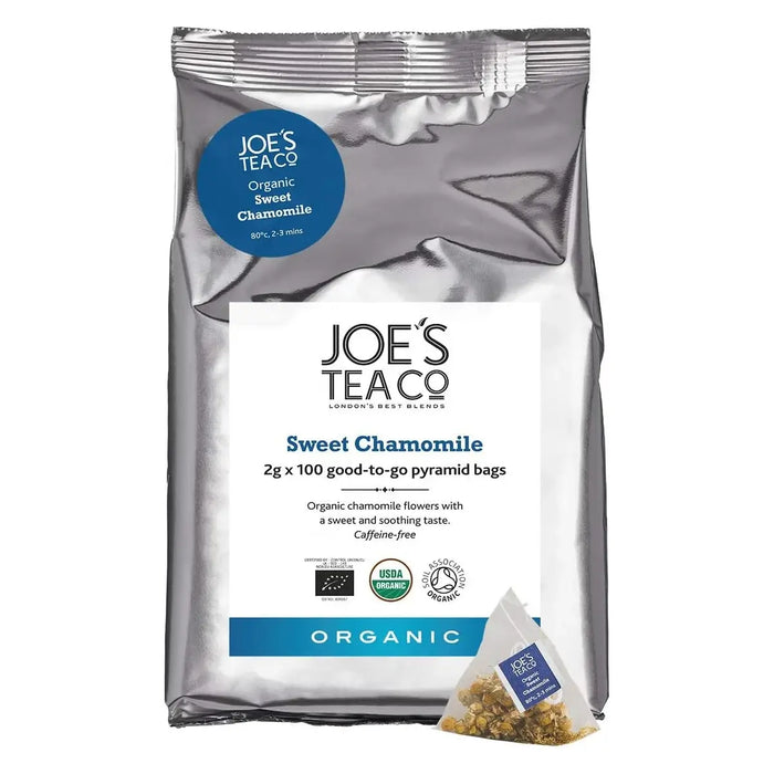 Joe's Tea Co. - Sweet Chamomile Tea 3 x 100 Pyramid Teabags