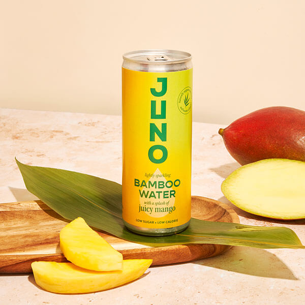 Juno-Bamboo-Water-mango-can-and-fresh-sliced-mango
