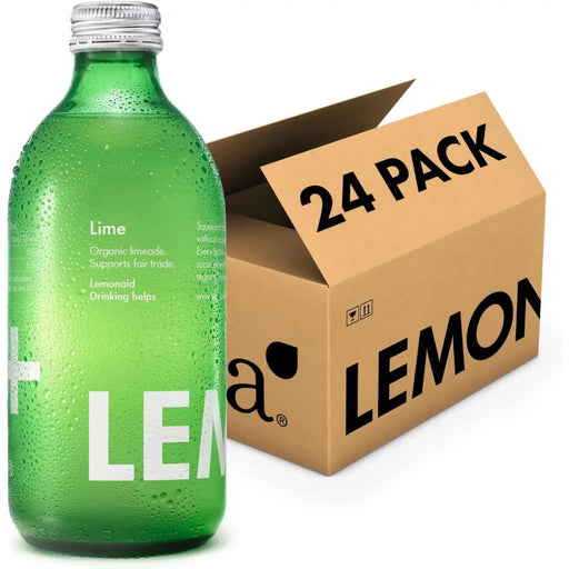 Lemonaid - Organic & Fairtrade Lime Sparkling Drink 24 x 330ml