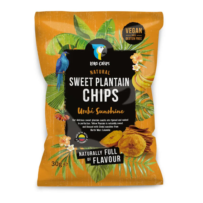 Loro Crisps - Uraba Sunshine Sweet Plantain Chips 48 x 30g