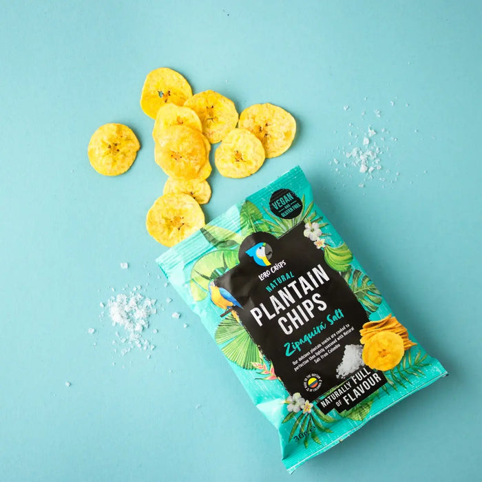 Loro Crisps - Zipaquira Salt Plantain Chips 48 x 30g Lifestyle
