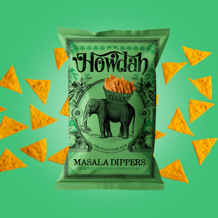 Howdah Snacks - Masala Dippers Snacks 6 x 150g