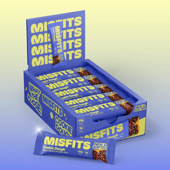 Misfits Plant-Based Cookie Dough Protein Bar 15 x 50g