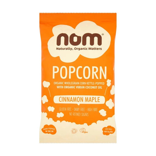 NOM Popcorn - Cinnamon Maple Popcorn 24 x 25g
