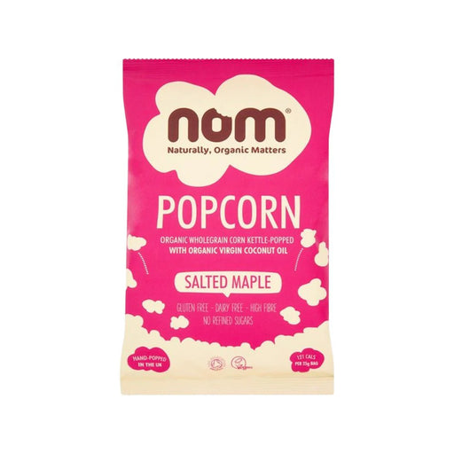 NOM Popcorn - Salted Maple Popcorn 24 x 25g
