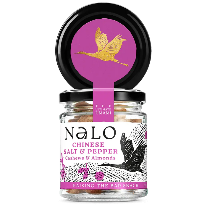 Nalo - Chinese Salt & Pepper Cashews & Almonds 6 x 95