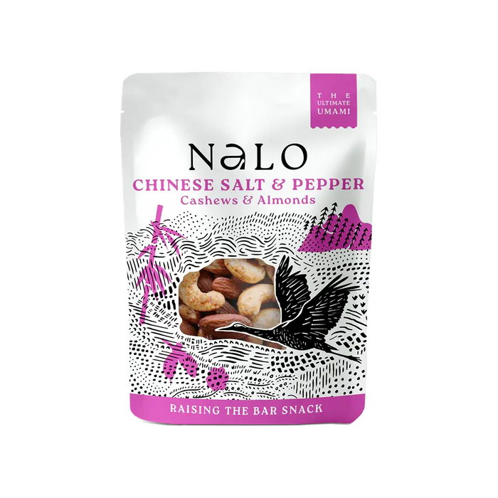 Nalo - Chinese Salt & Pepper Cashews & Almonds 12 x 40g