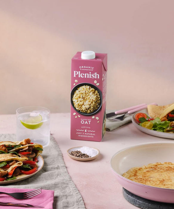Plenish - Organic Oat Milk 8 x 1L