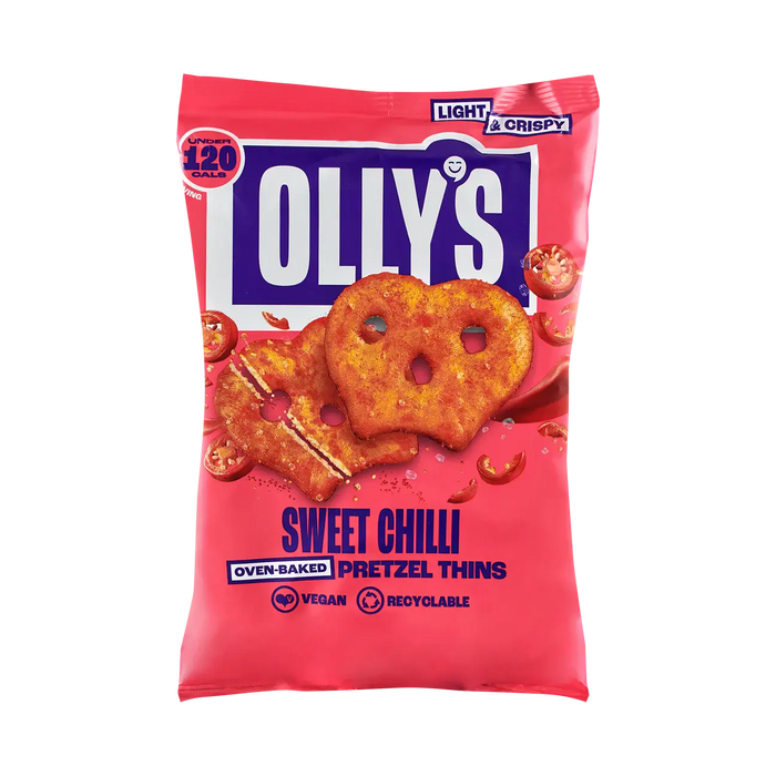 Olly's - Sweet Chilli Pretzel Thins 7 x 140g