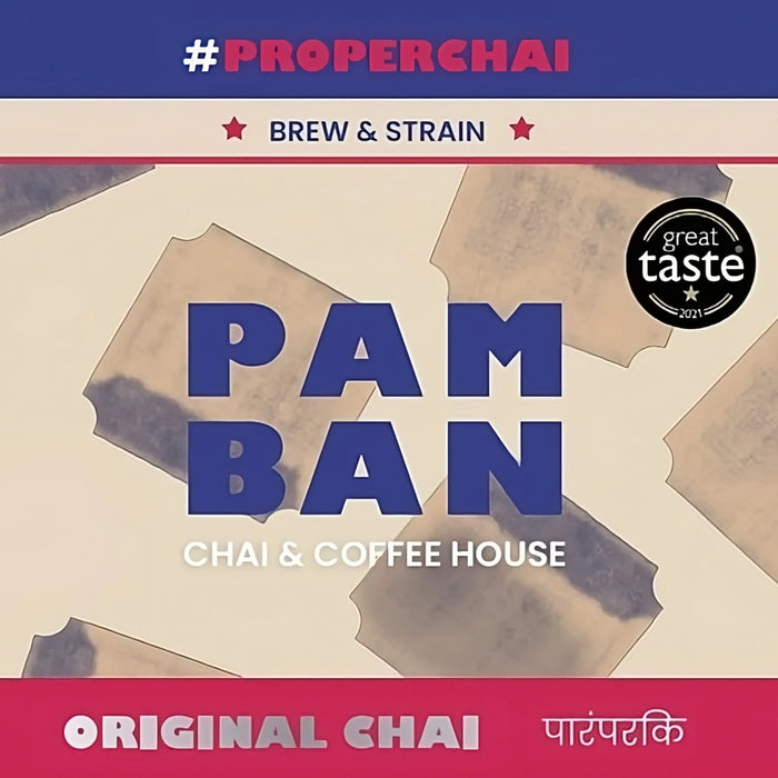 Pamban - Original Chai (Brew & Strain) 12 x 150g Label