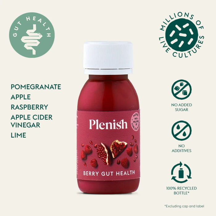 Plenish - Berry Gut Health Shot 12 x 60ml