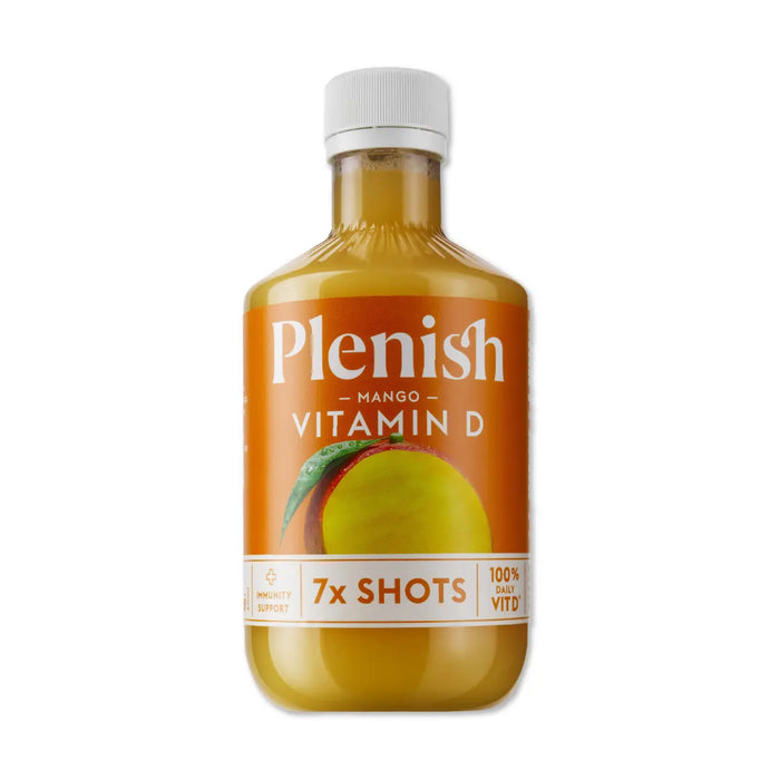 Plenish Mango Vitamin D Shots Pack 4 x 420ml Dosing Bottles