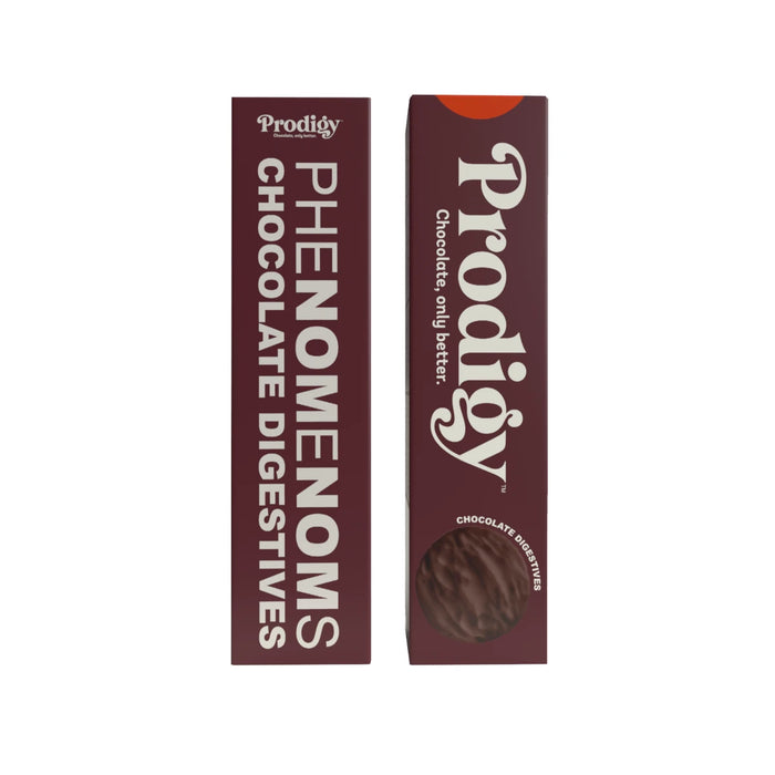 Prodigy - Phenomenoms Chocolate Coated Digestive Biscuit 12 x 128g