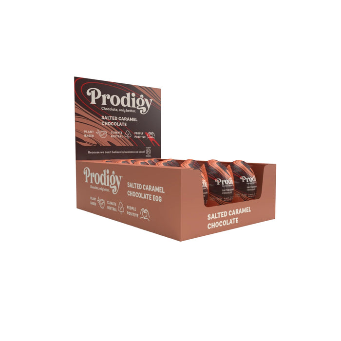 Prodigy - Salted Caramel Chocolate Egg 15 x 40g Side