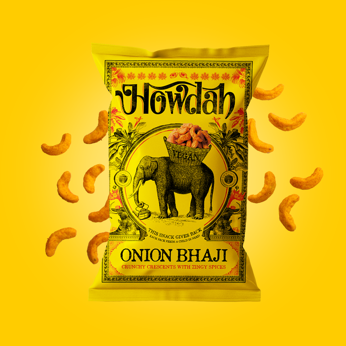 Howdah Snacks - Onion Bhaji Snacks 6 x 150g