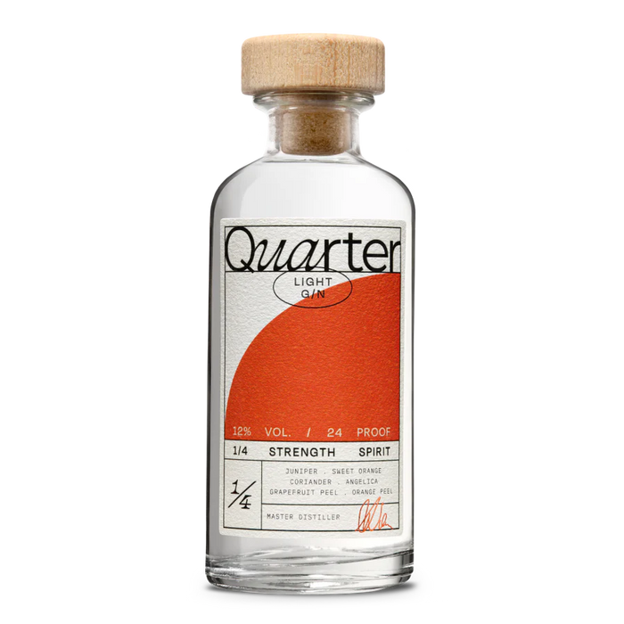 Quarter - London Dry Light Gin 12% ABV 18 x 20cl