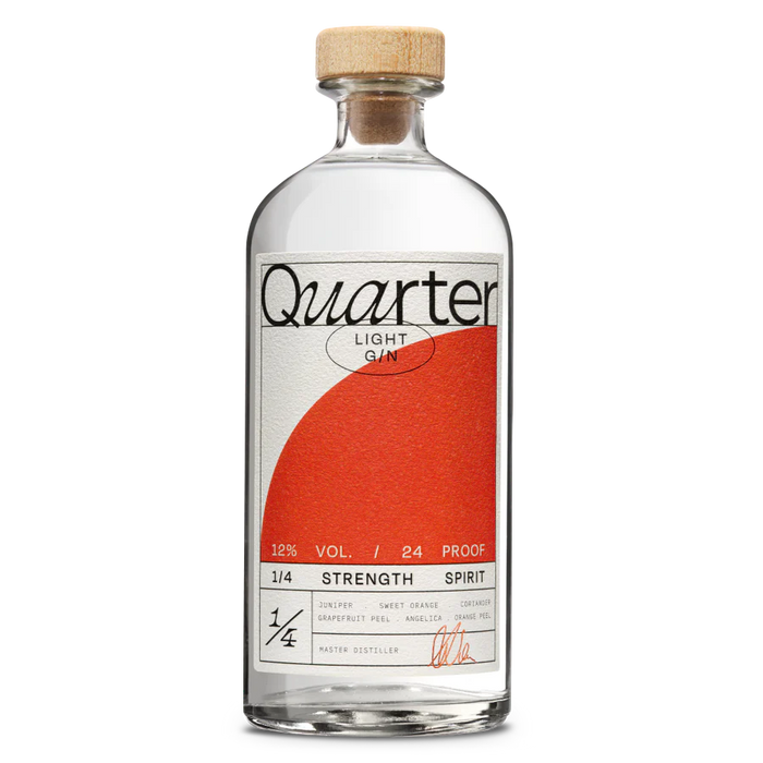 Quarter - London Dry Light Gin 12% ABV 6 x 70cl