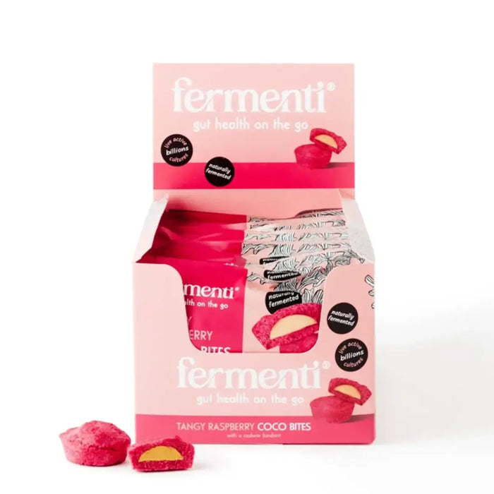 Fermenti - Tangy Raspberry Coco Bites 15 x 12g
