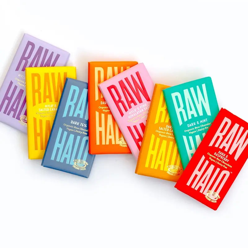 Raw Halo Chocolate Bar Selection