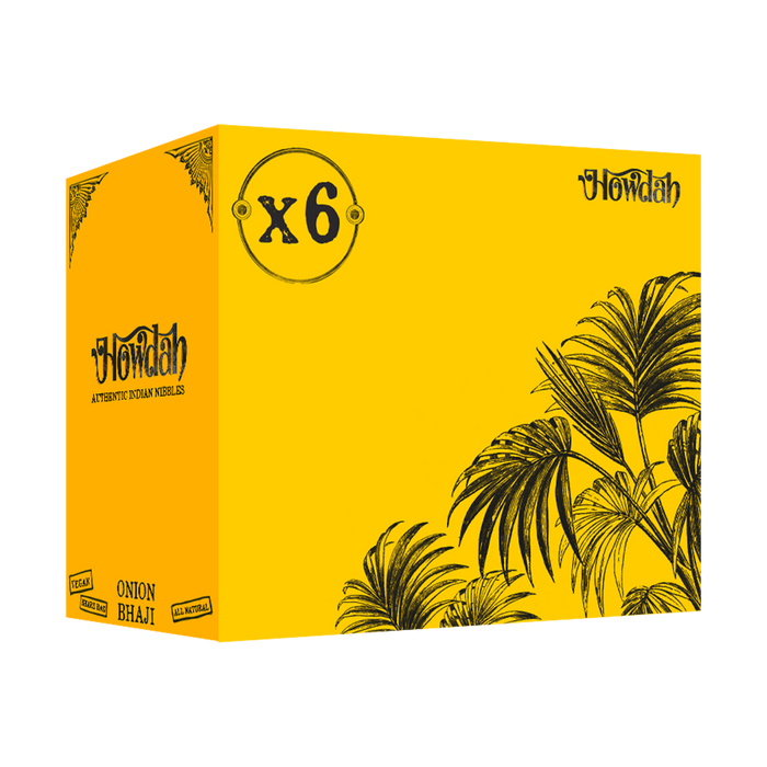 Howdah Snacks - Onion Bhaji Snacks 6 x 150g