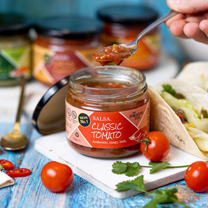 The Foraging Fox - Classic Tomato Salsa 6 x 300g Lifestyle