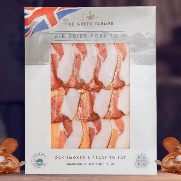 The Greek Farmer - Air Dried Pork Loin Sliced Pack 5 x 50g