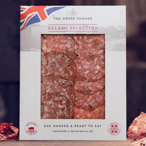 The Greek Farmer - Salami Selection Sliced Pack 5 x 80g