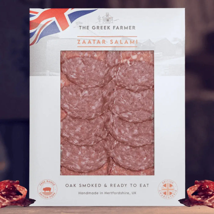 The Greek Farmer - Zaatar Salami Sliced Pack 5 x 70g