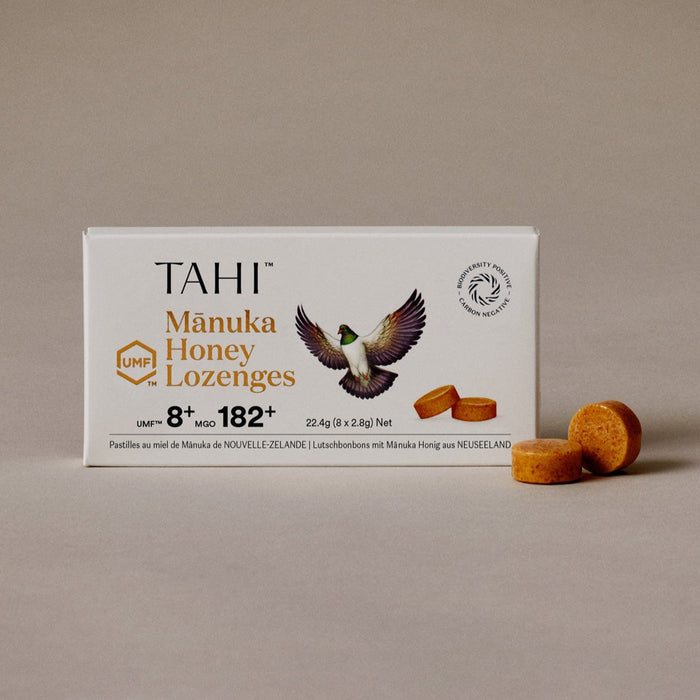 TAHI - Mānuka Honey Lozenges UMF 8+ MGO 182+ 8 Lozenges Per Pack