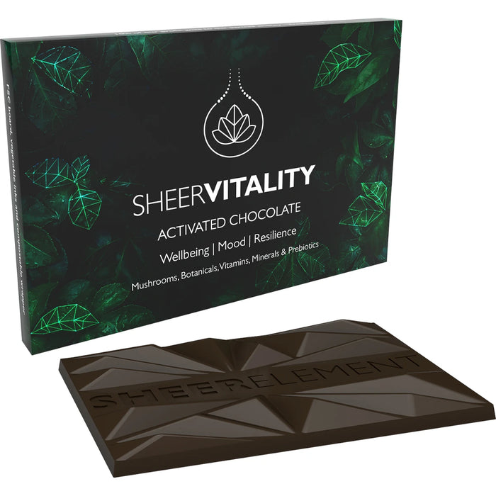 SHEER - Vitality Activated Vegan Chocolate Bar 10 x 50g