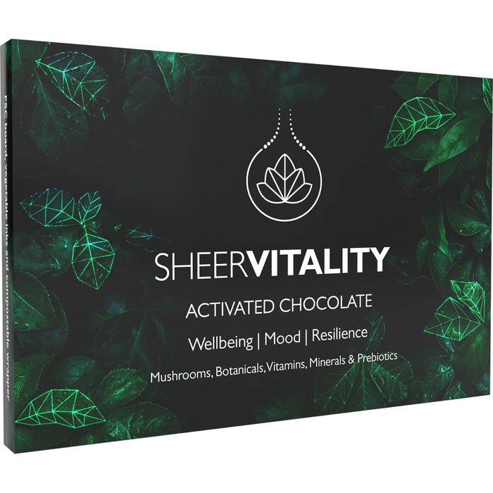 SHEER - Vitality Activated Vegan Chocolate Bar 10 x 50g