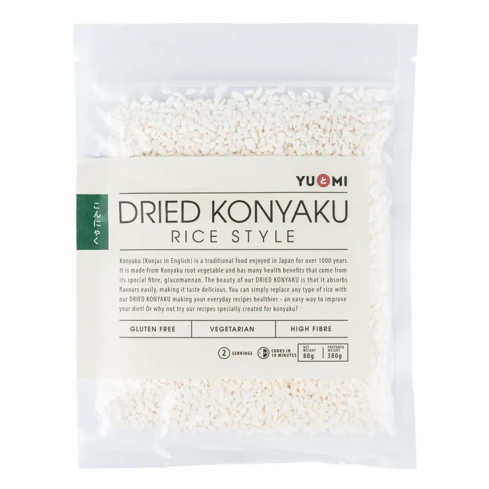 Yu & Mi Company - Dried Konyaku Rice Style 8 x 80g